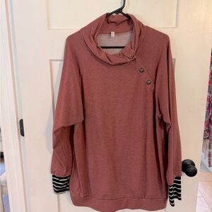 Boutique mauve top